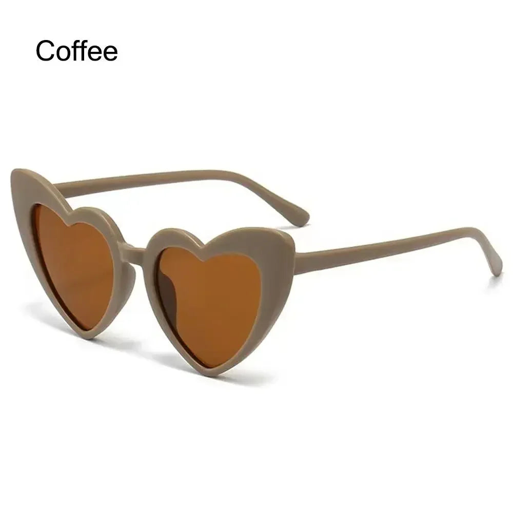 Lunettes de soleil polarisées en forme de cœur pour enfants