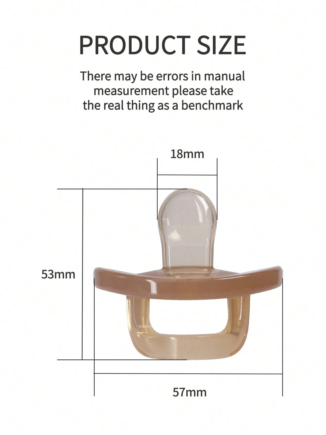 Tétine bébé en silicone
