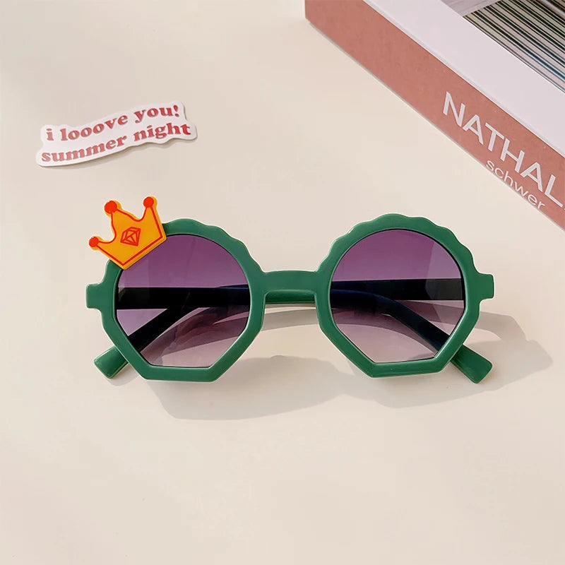 Lunettes de soleil en forme de mignon polygone pour enfants