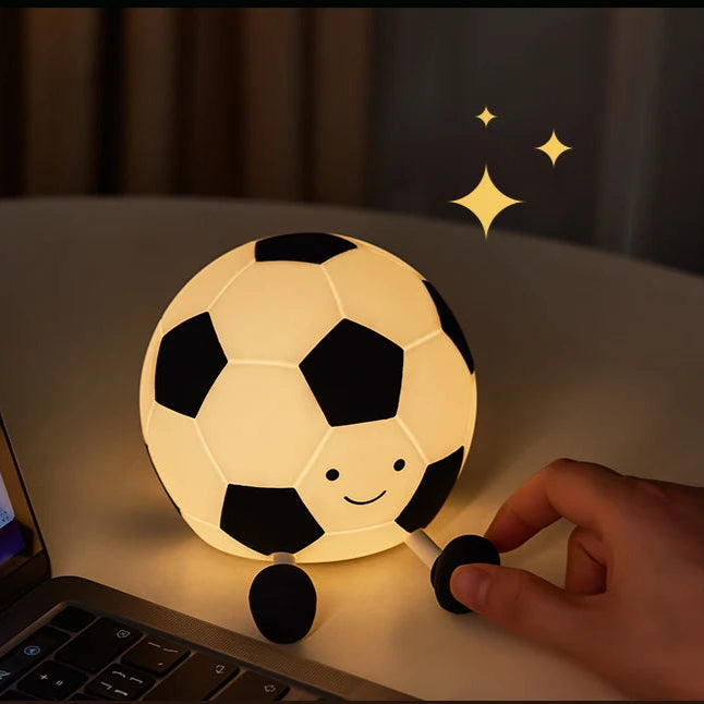 Veilleuse LED en forme de football