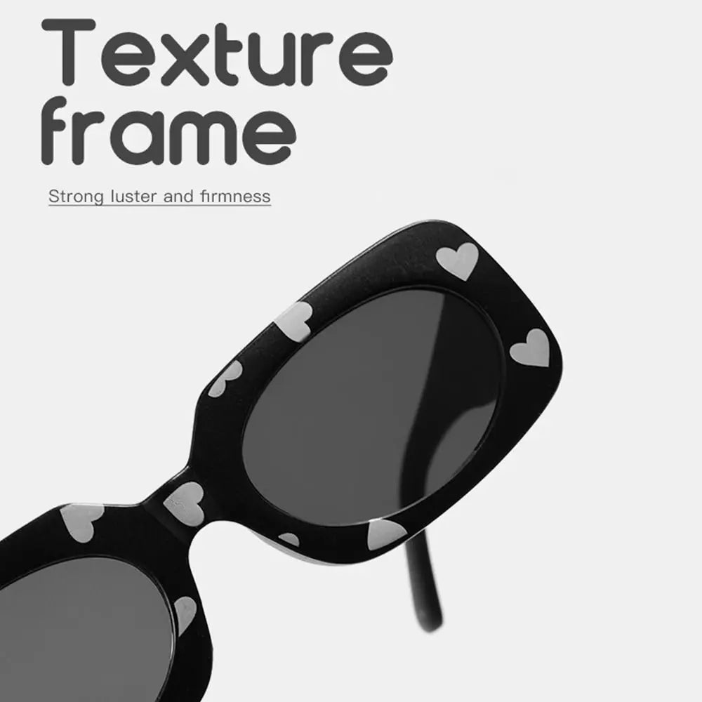 Lunettes de soleil à imprimé cœur pour enfants