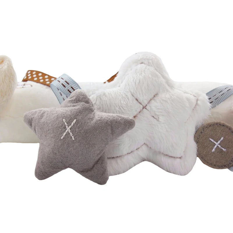 Cloche de lit suspendue pour bébé avec ourson et lapin