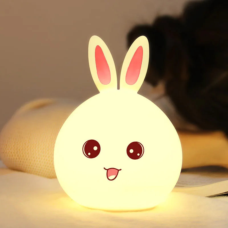 Veilleuse lapin LED pour enfant