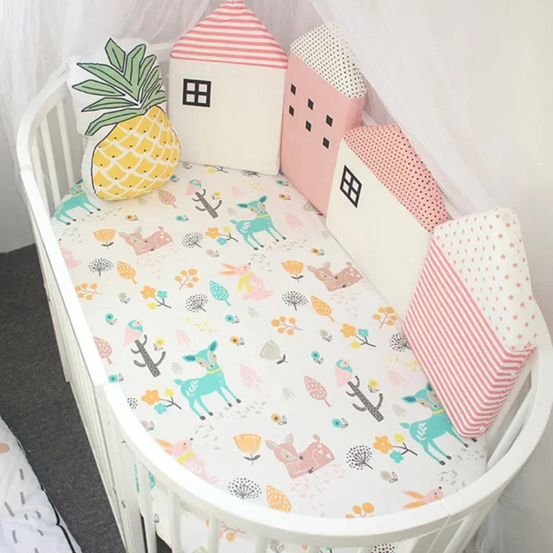 Tour de lit pare-chocs Motifs maisons pour bébé