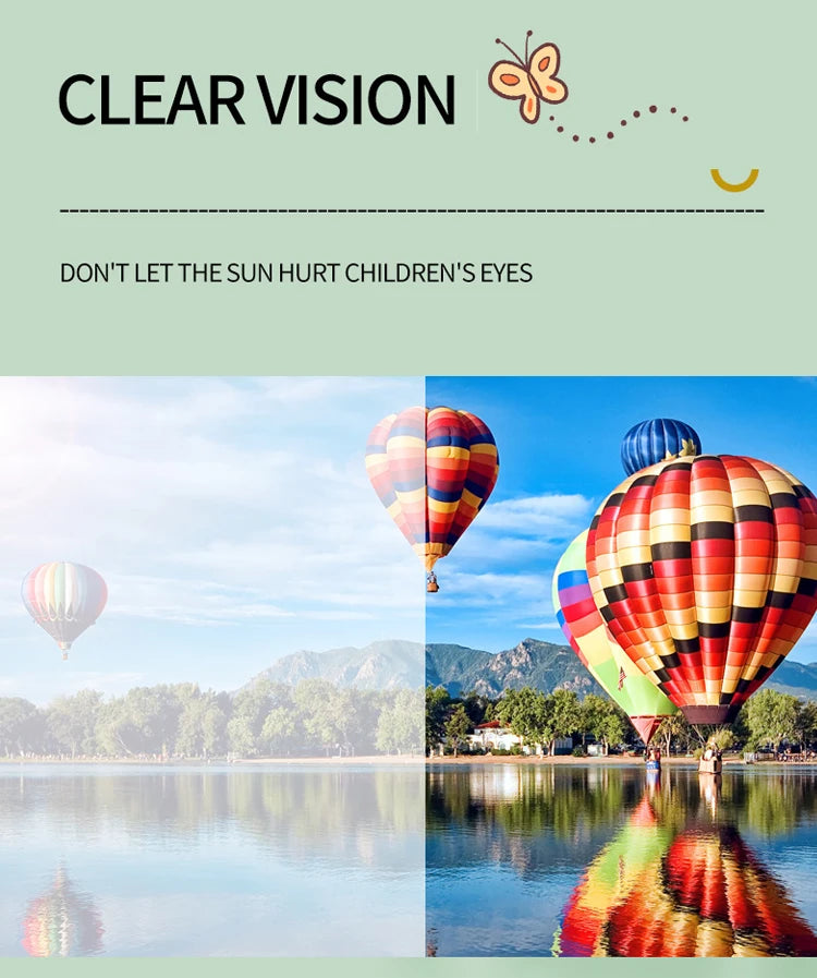 Lunette de soleil ronde pour enfants