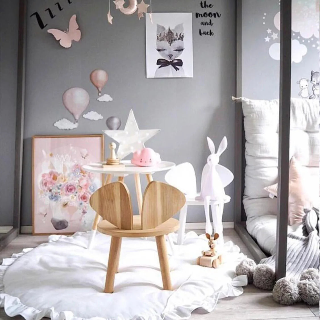 Tapis de sol bébé rond en dentelle douce