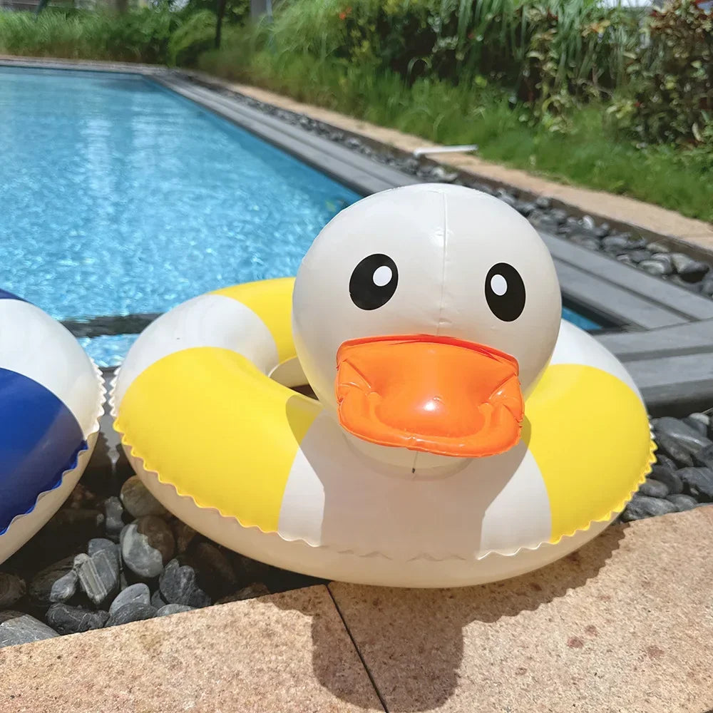 Bouée de natation gonflable en forme de canard