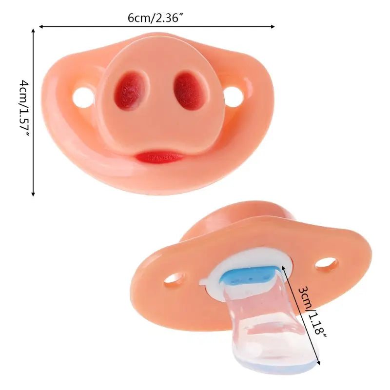 Tétine drôle en silicone pour bébé