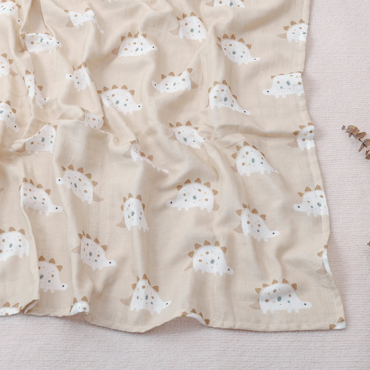 Couverture en mousseline de bambou et coton pour bébé