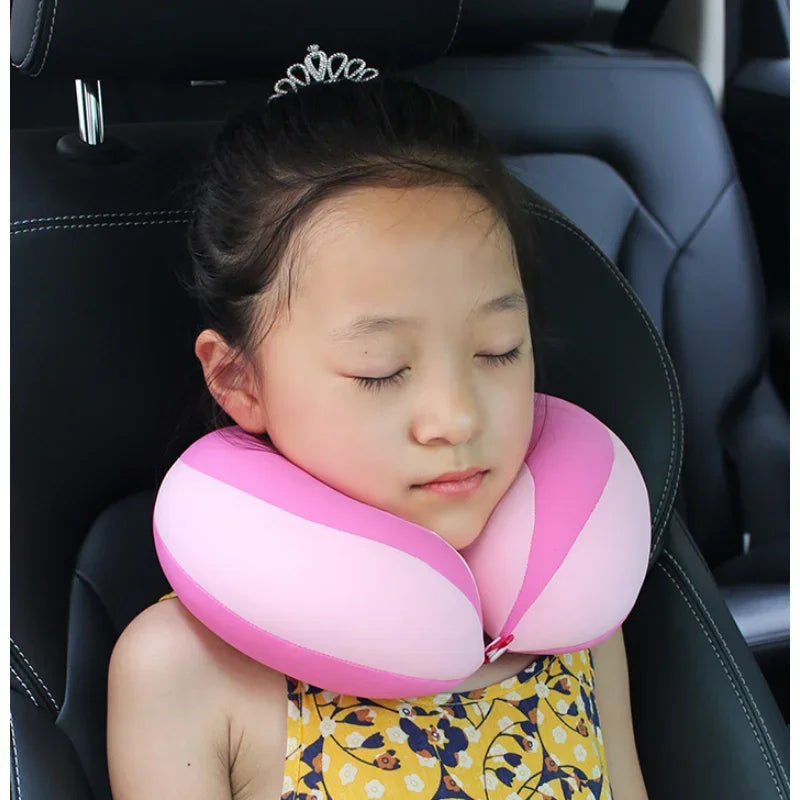 Oreiller de voyage en forme de U pour enfants