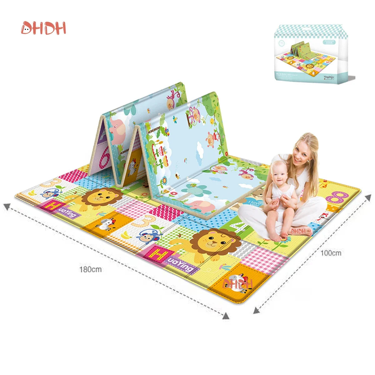 Tapis de jeu pliable pour bébé