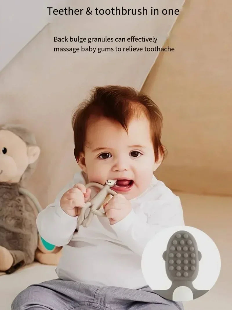 Jouet de dentition en forme de lion pour bébé