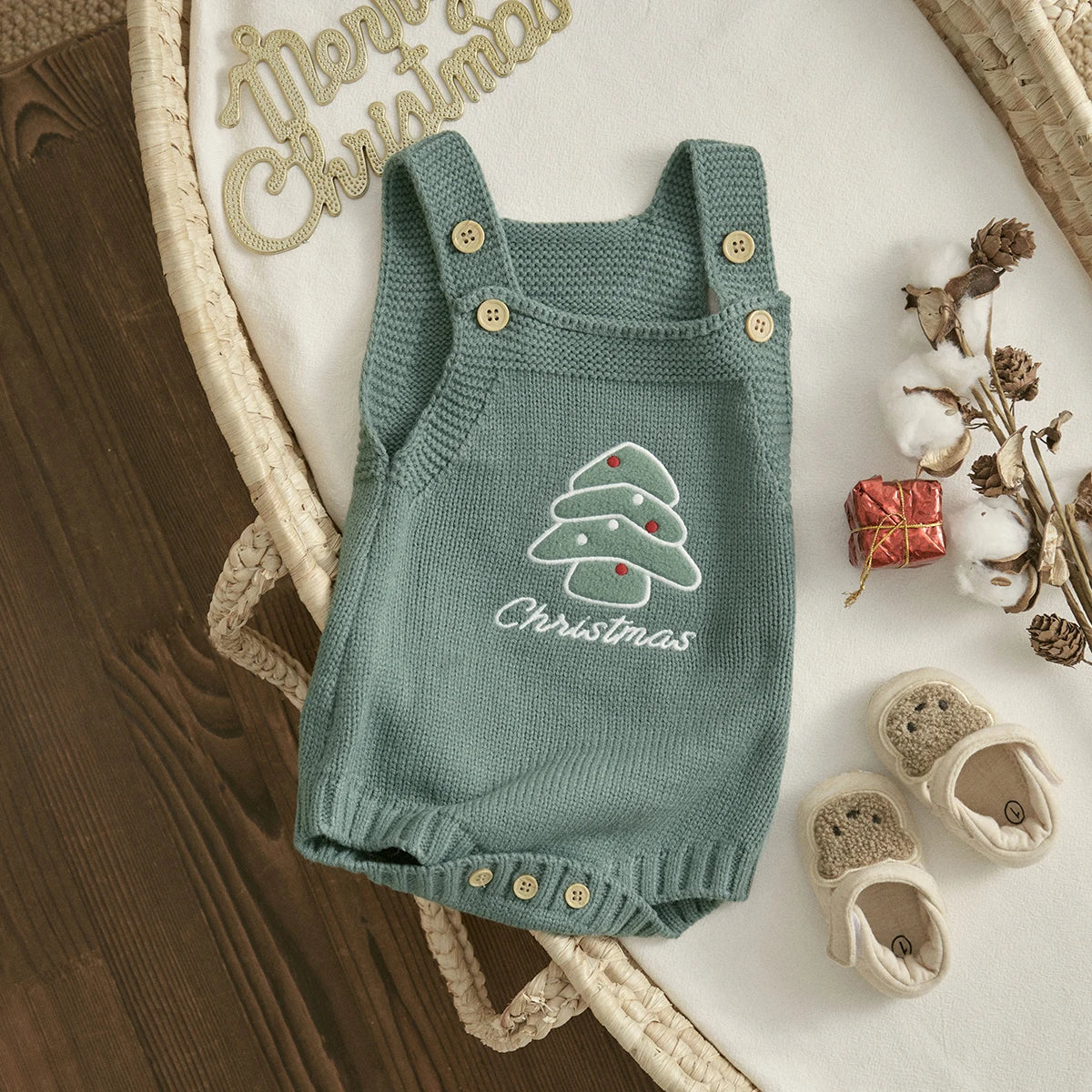 Barboteuse en tricot pour bébé garçon et fille