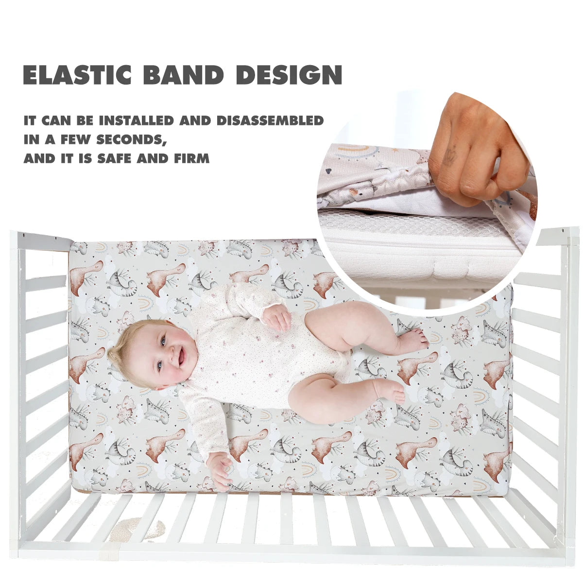 Couverture de matelas en joli motif