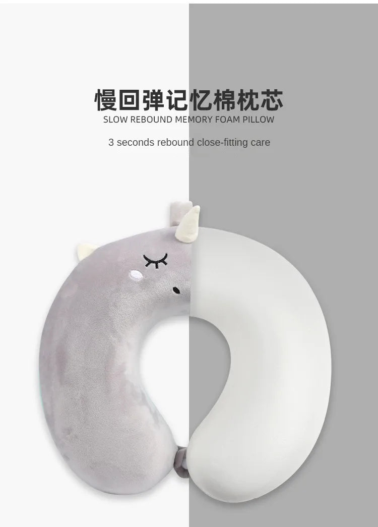 Oreiller licorne en forme de U