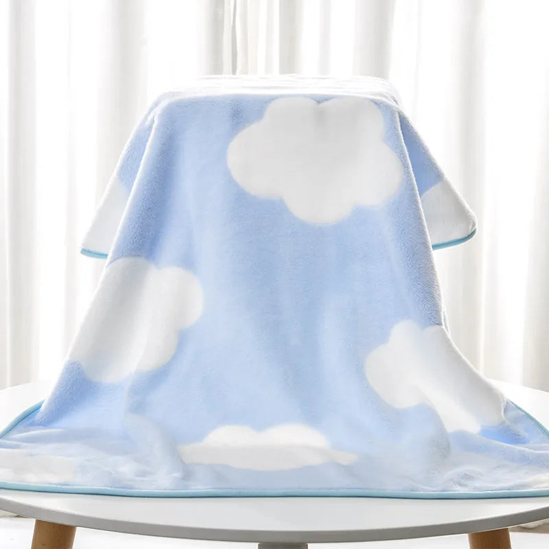 Couverture en flanelle pour bébé