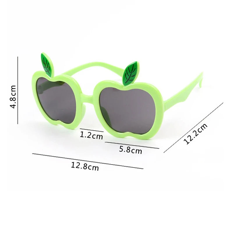 Lunette de soleil en forme de pomme pour bébé