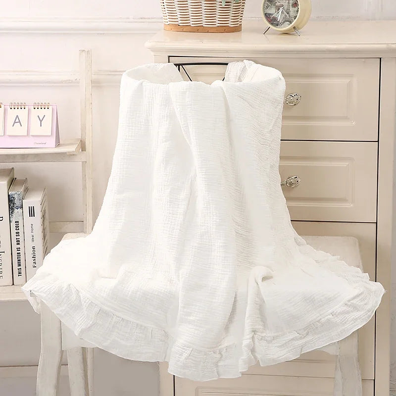 Couverture pour bébé en mousseline biologique