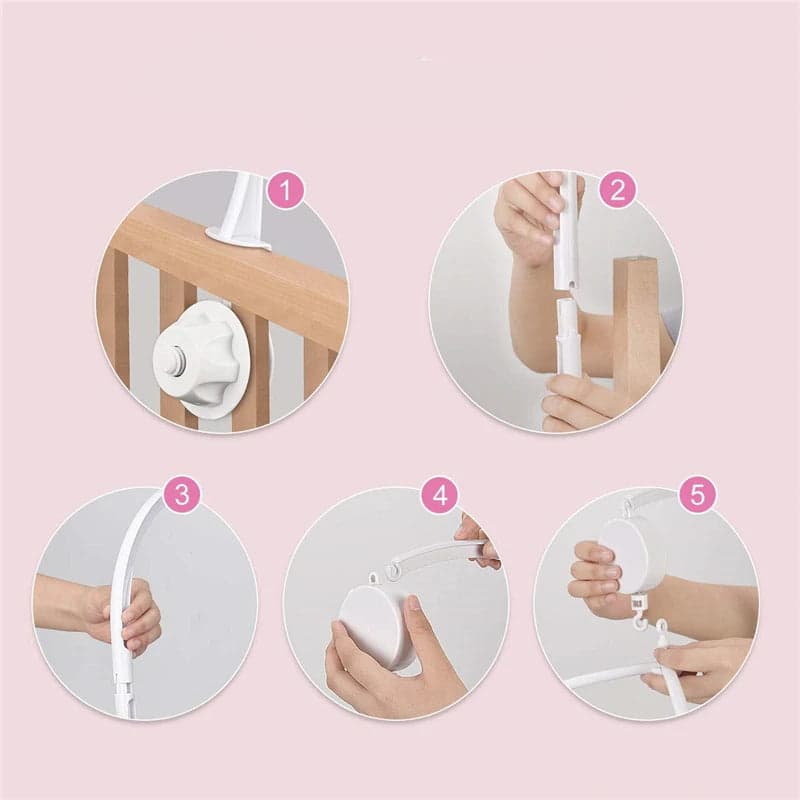 Support de jouets de lit pour bébé