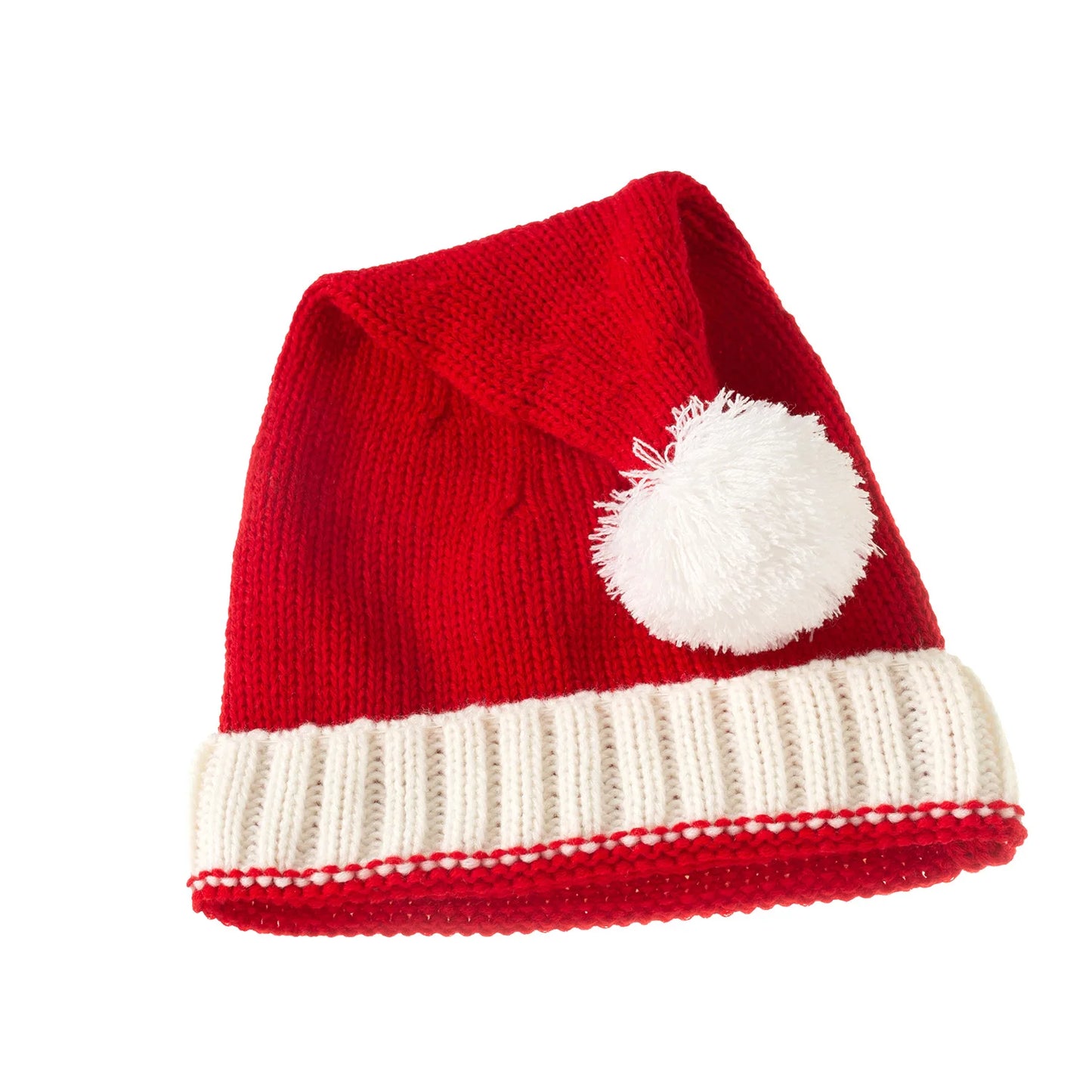 Joli Bonnet de Noël à pompon unisexe pour maman et bébé