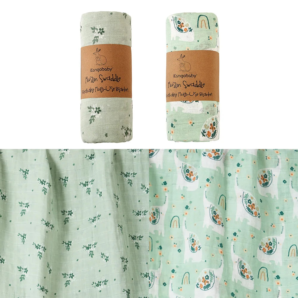 Couverture en tissu de mousseline pour bébé