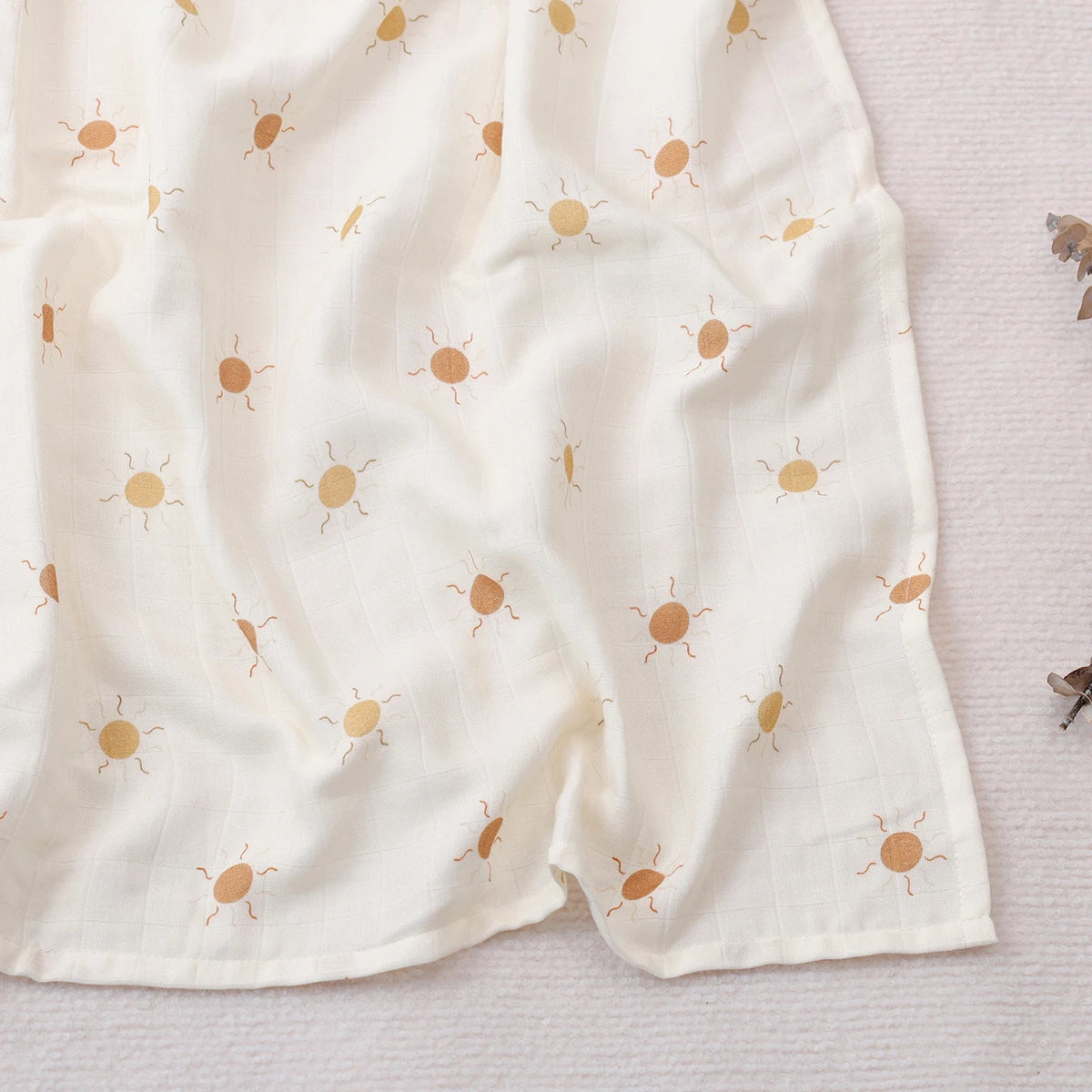 Couverture en mousseline de bambou et coton pour bébé