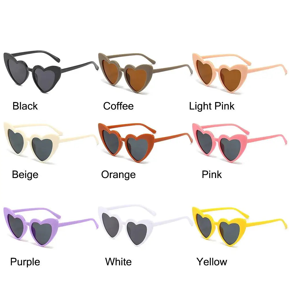 Lunettes de soleil polarisées en forme de cœur pour enfants