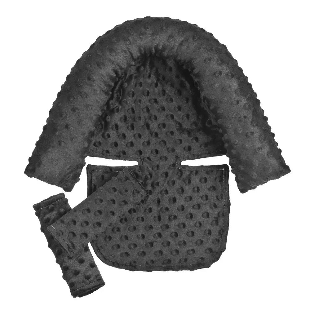 Oreiller cale tête de bébé avec ceinture