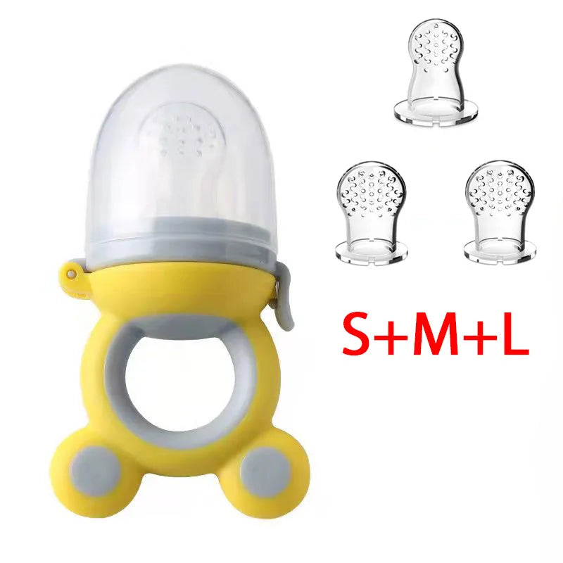 Tétine de dentition en silicone avec surfaces texturées