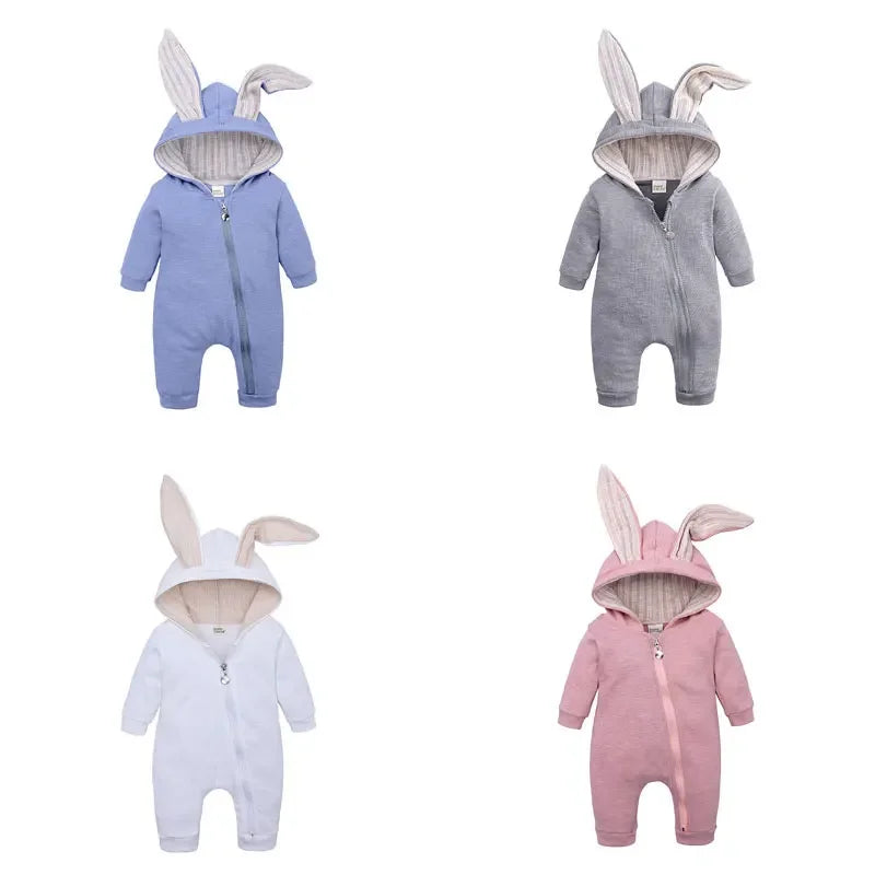 Combinaison pour bébé en forme de lapin