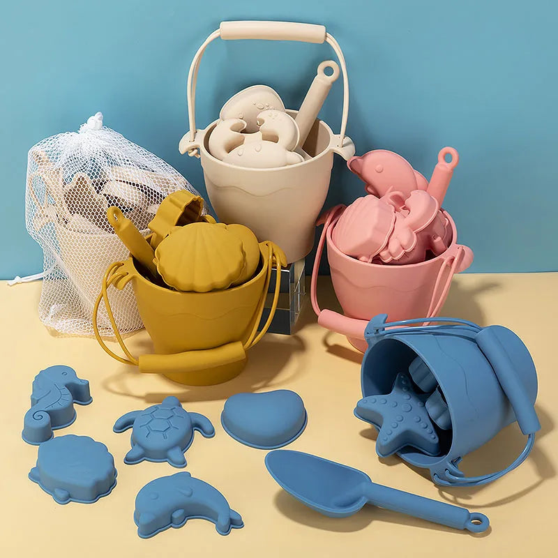 Ensemble de jouets de plage en silicone