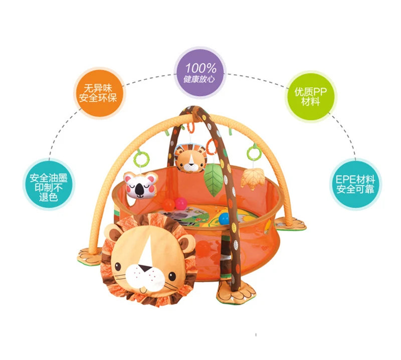 Tapis de jeu en forme d’animaux pour bébé