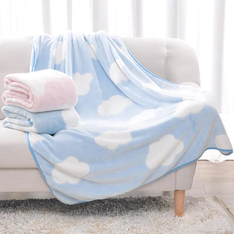 Couverture en flanelle pour bébé
