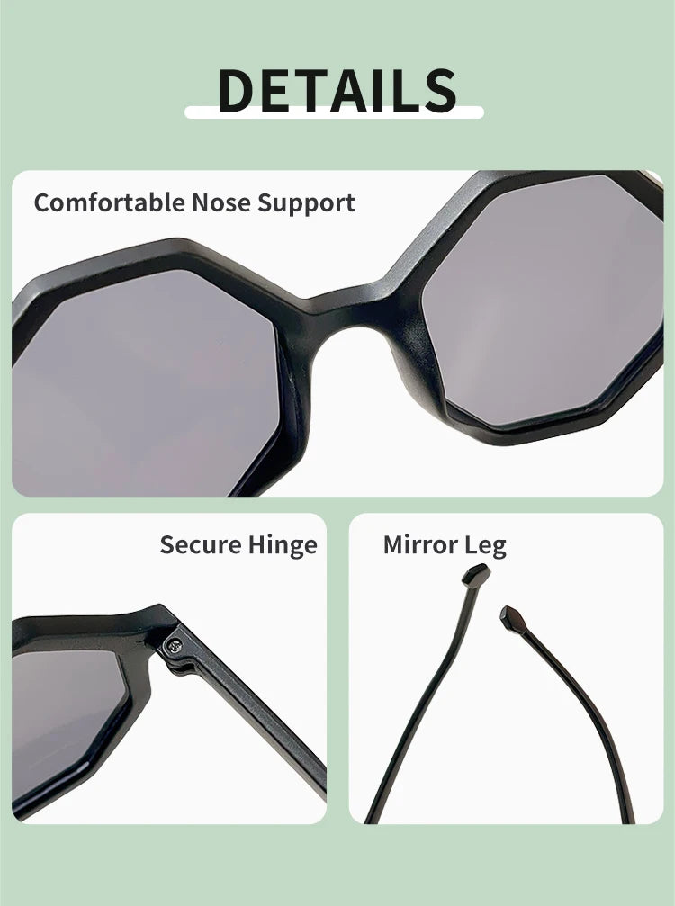 Lunettes de soleil en forme de mignon polygone pour enfants