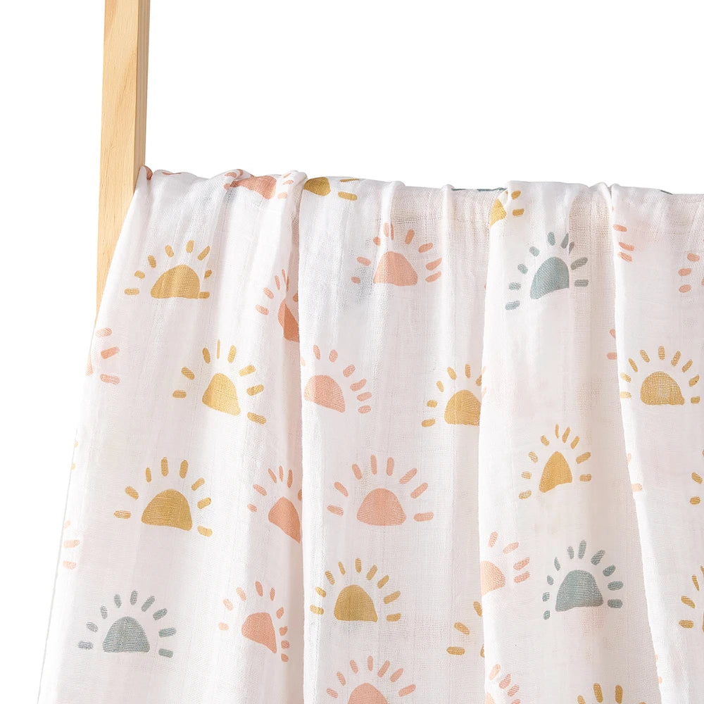 Couverture en tissu de mousseline pour bébé