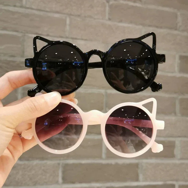 Lunettes de soleil en forme de chat pour enfants