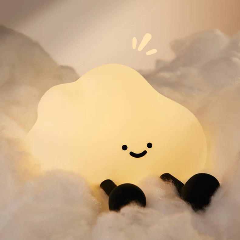 Veilleuse nuage en silicone rechargeable