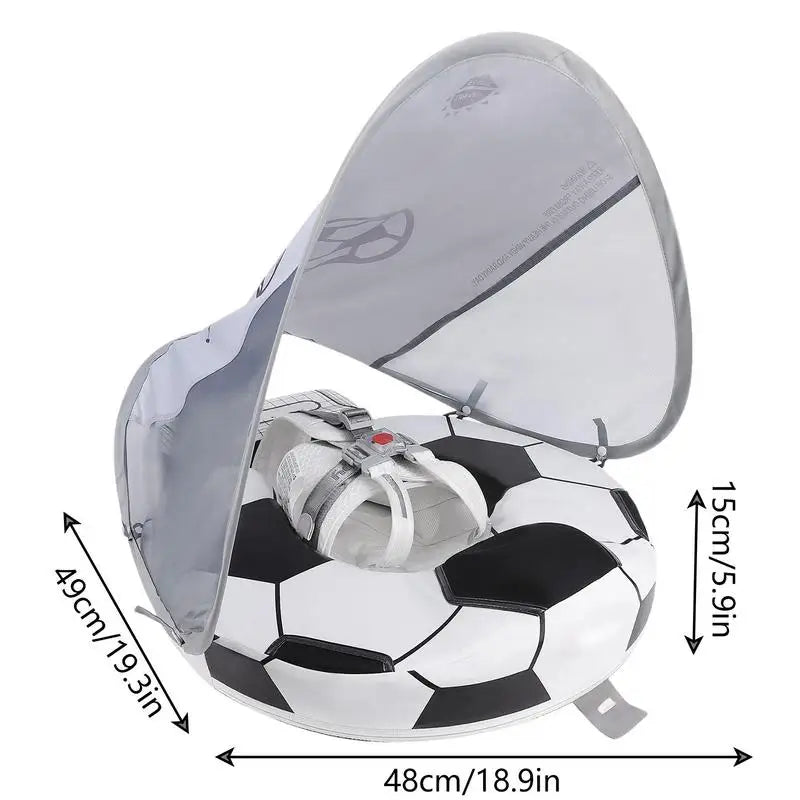 Bouée pour bébé avec motif de ballon de football