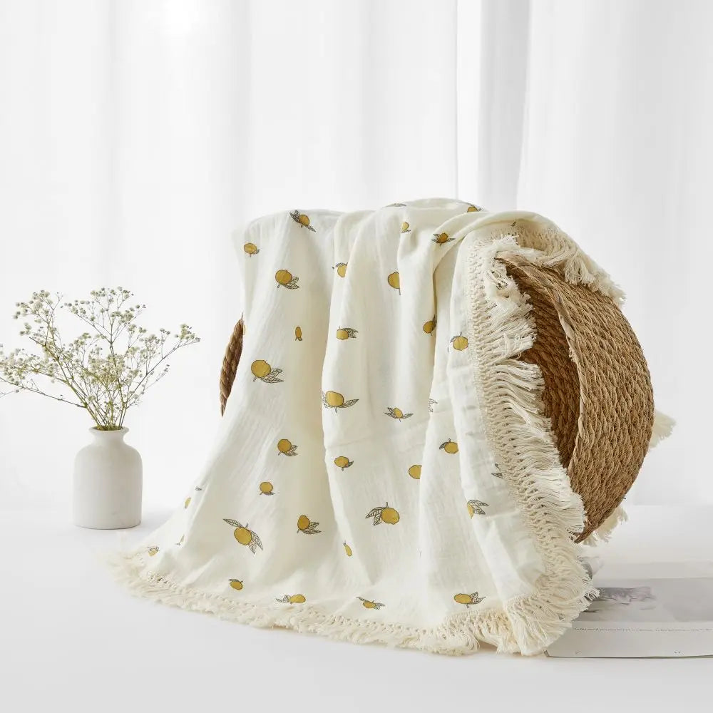 Couverture d’emmaillotage en mousseline de coton pour bébé