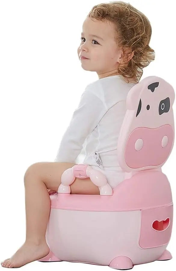 Pot portable motif vache pour bébé