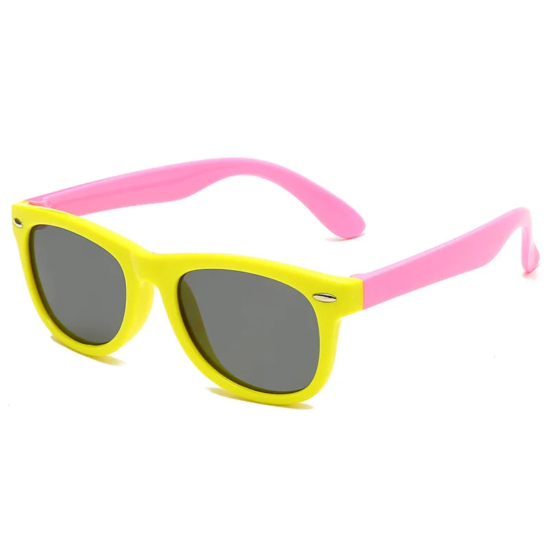 Lunettes de soleil classiques en Silicone pour enfants,