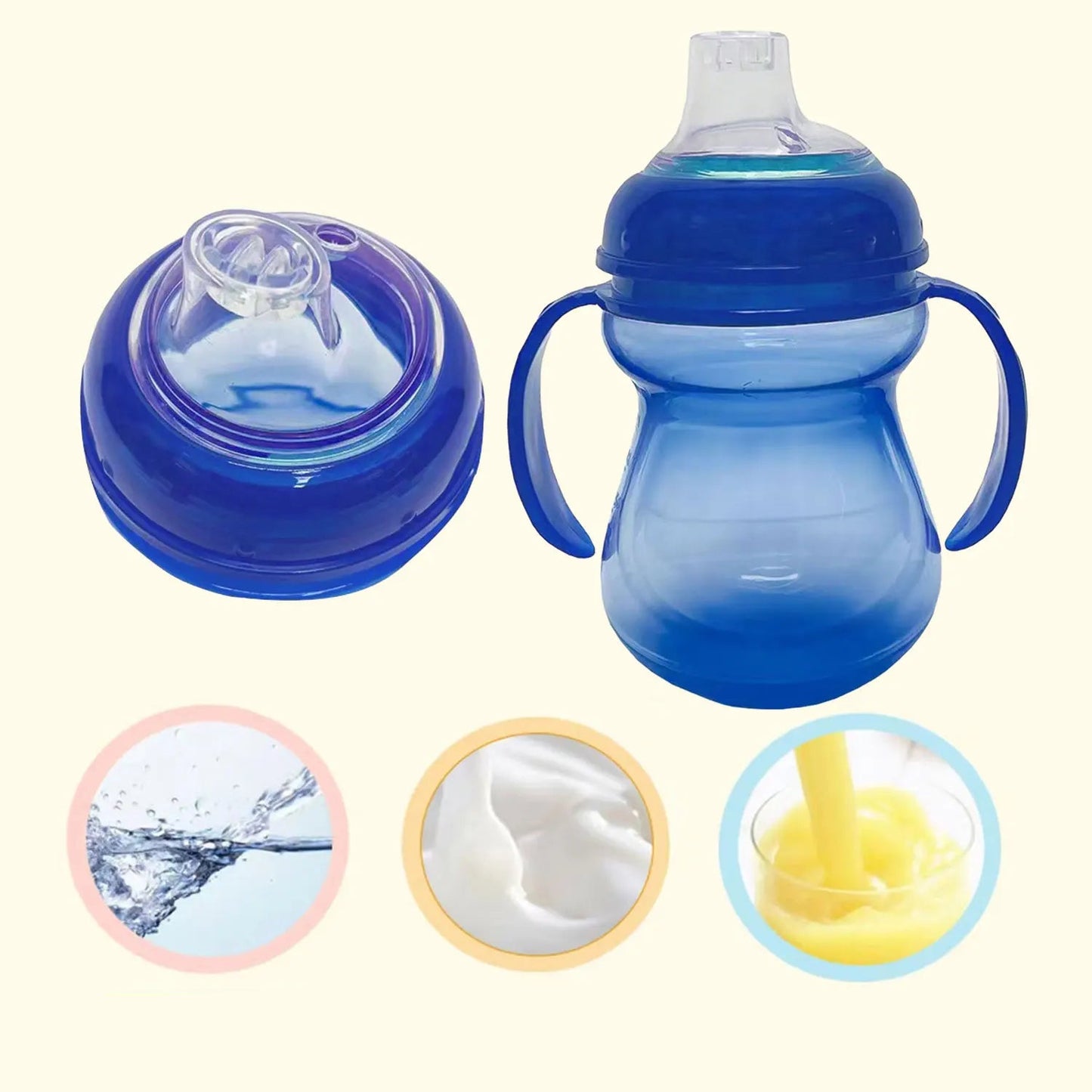 Biberon coloré de 240ml pour bébé