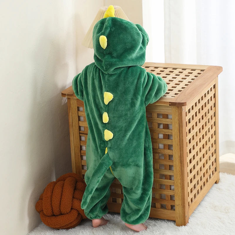 Combinaison pyjama avec une capuche à motifs d’animaux