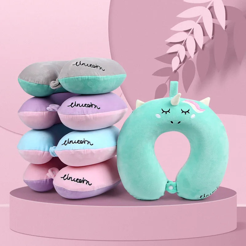 Oreiller licorne en forme de U