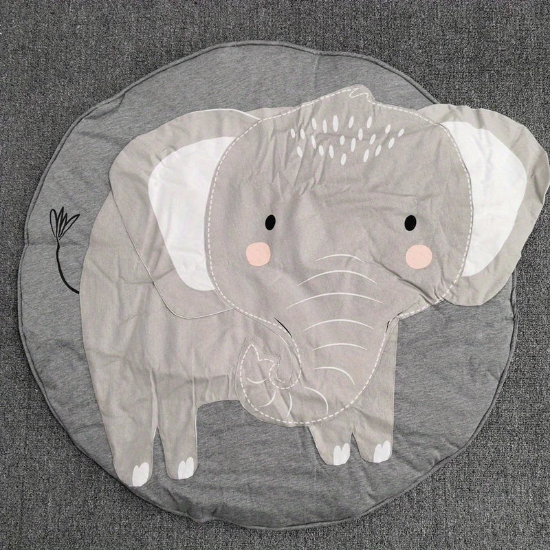 Tapis bébé à motif animal pour ramper