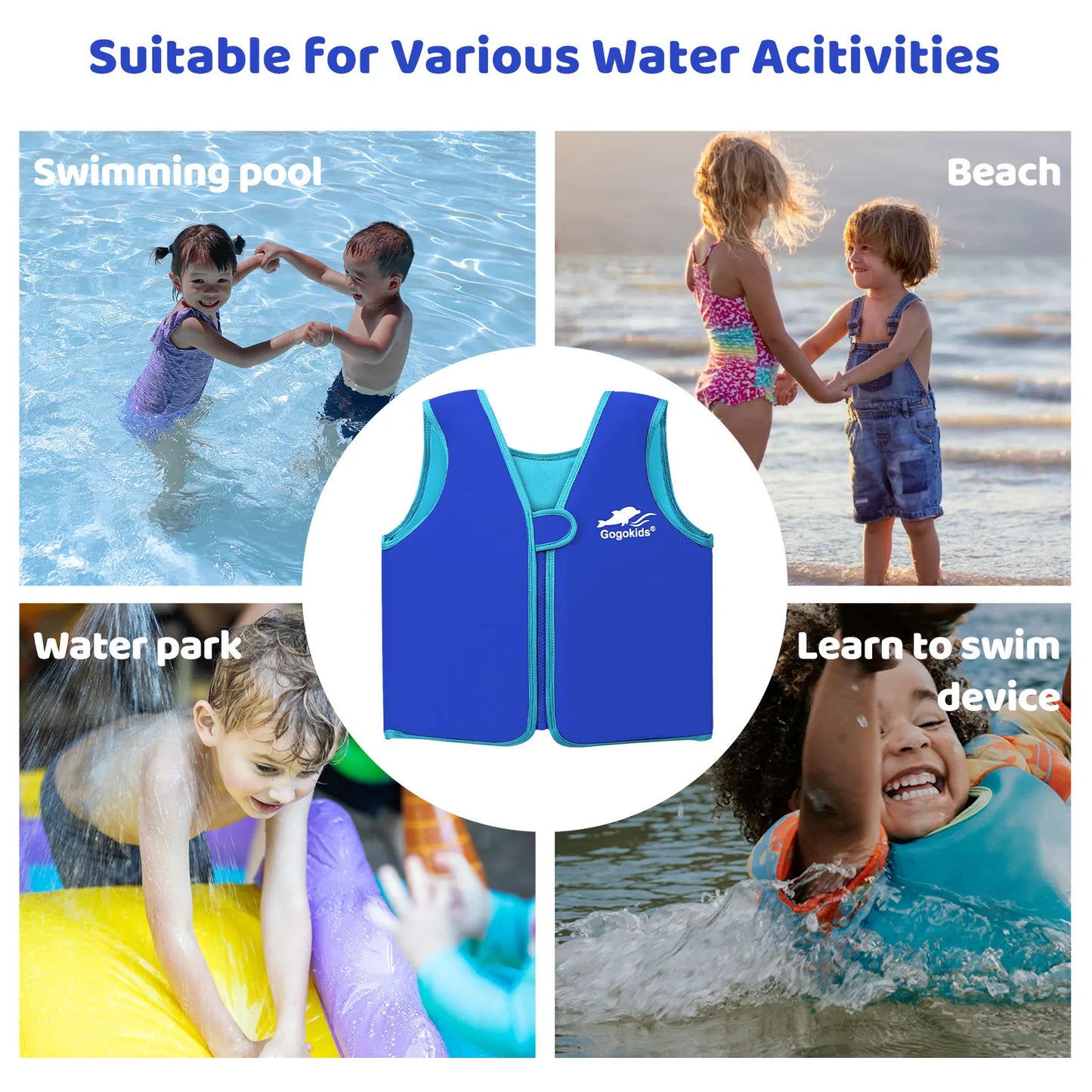 Gilet de natation en mousse pour enfants