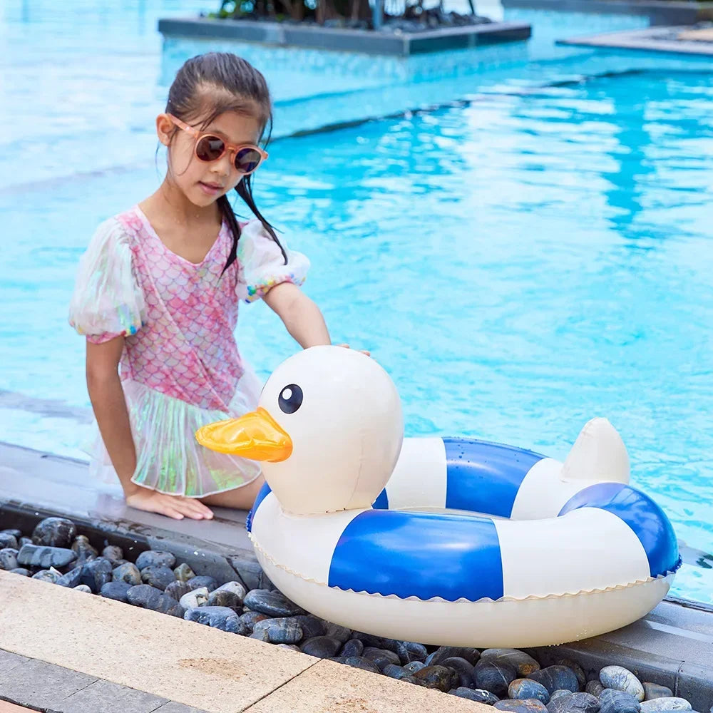 Bouée de natation gonflable en forme de canard
