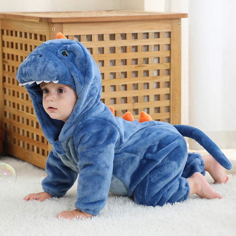 Combinaison pyjama chaud à motifs d’animaux pour bébé