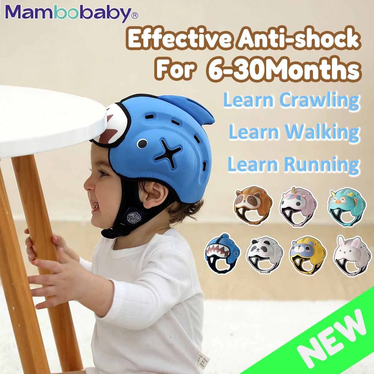 Casque de protection anti-choc pour bébé