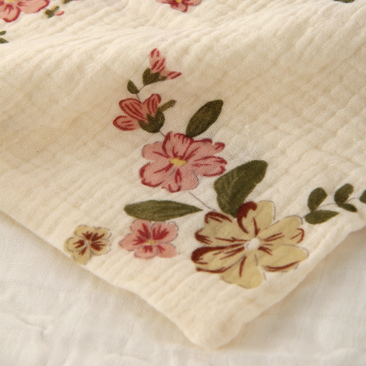 Bavoir 100% en mousseline de coton biologique pour bébé X5